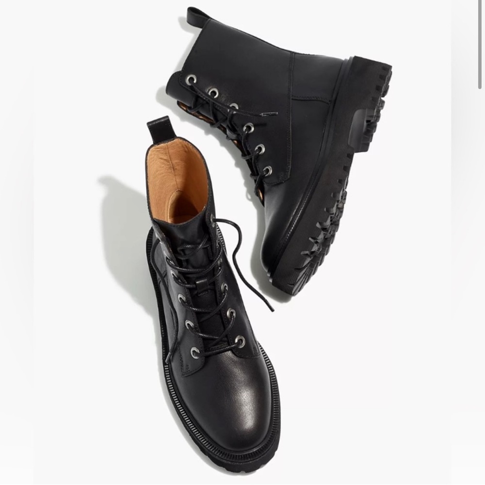 Madewell lace up boots
